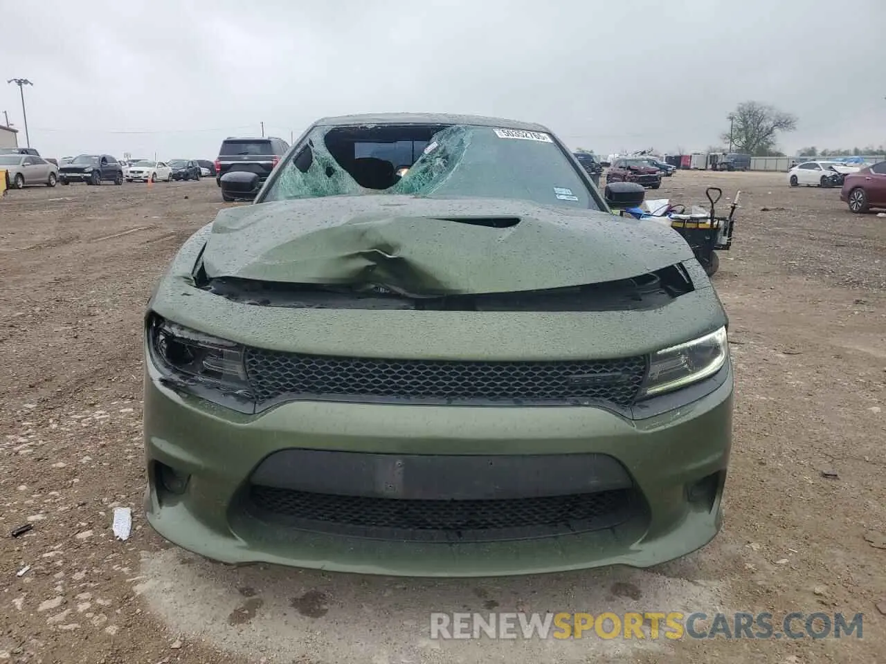5 fotografías del automóvil dañado 2C3CDXCT1LH153734 DODGE CHARGER 2020