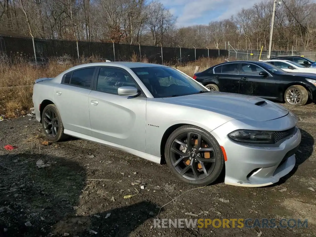 4 fotografías del automóvil dañado 2C3CDXCTXLH106623 DODGE CHARGER 2020
