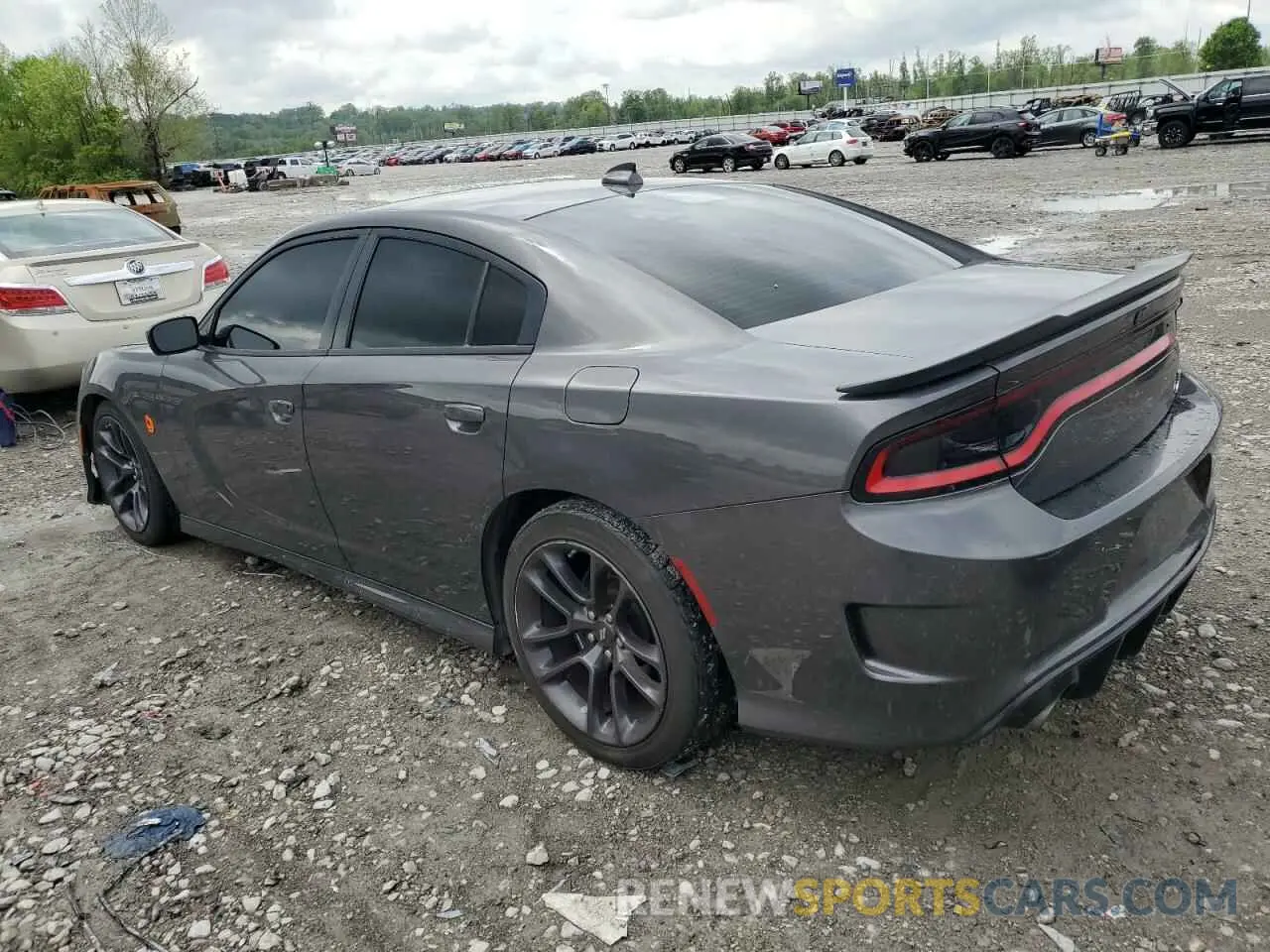 2 fotografías del automóvil dañado 2C3CDXGJ2LH180210 DODGE CHARGER 2020