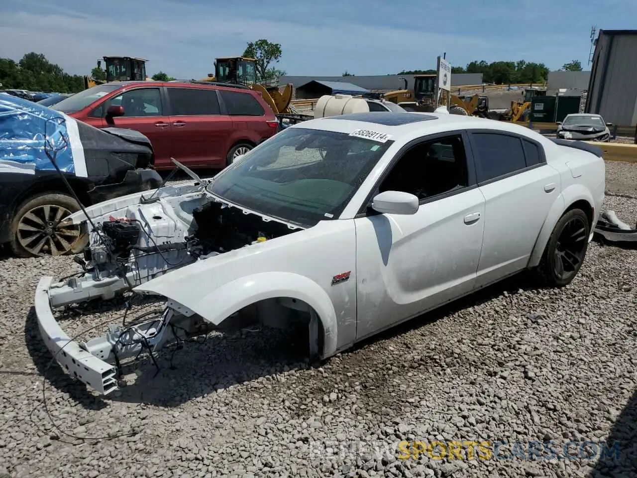 1 fotografías del automóvil dañado 2C3CDXGJ2LH204425 DODGE CHARGER 2020