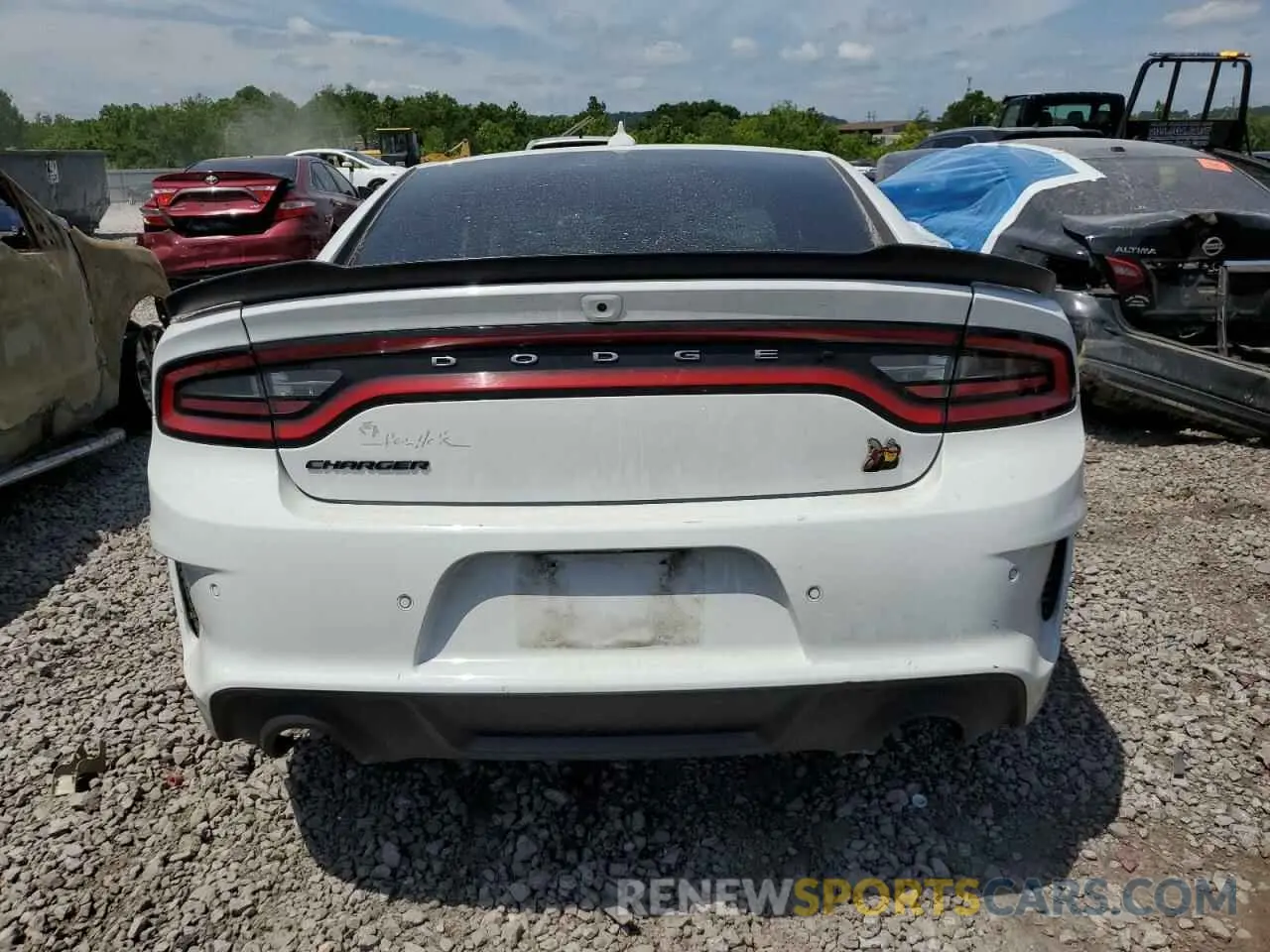 6 fotografías del automóvil dañado 2C3CDXGJ2LH204425 DODGE CHARGER 2020