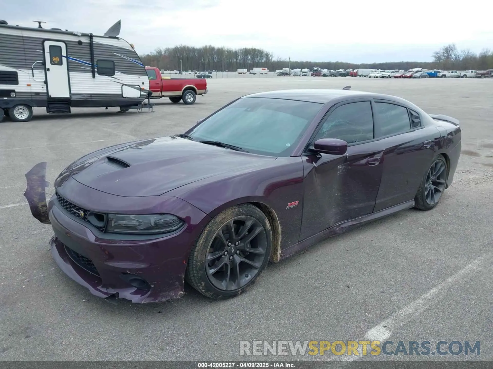 2 fotografías del automóvil dañado 2C3CDXGJ2LH234766 DODGE CHARGER 2020