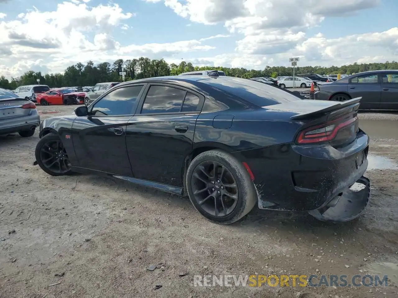 2 fotografías del automóvil dañado 2C3CDXGJ5LH162249 DODGE CHARGER 2020