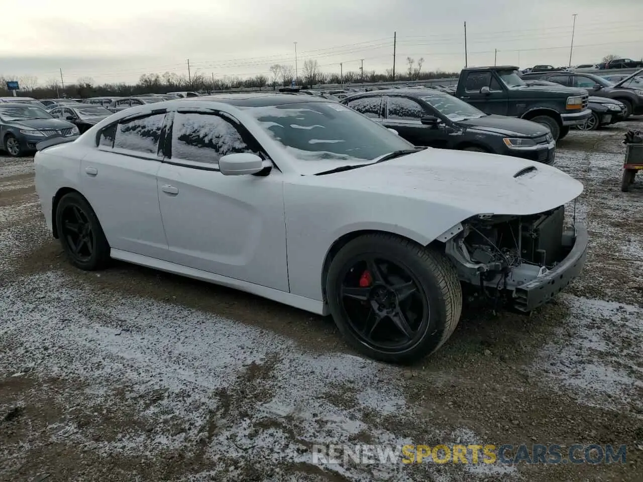4 fotografías del automóvil dañado 2C3CDXGJ6LH180274 DODGE CHARGER 2020