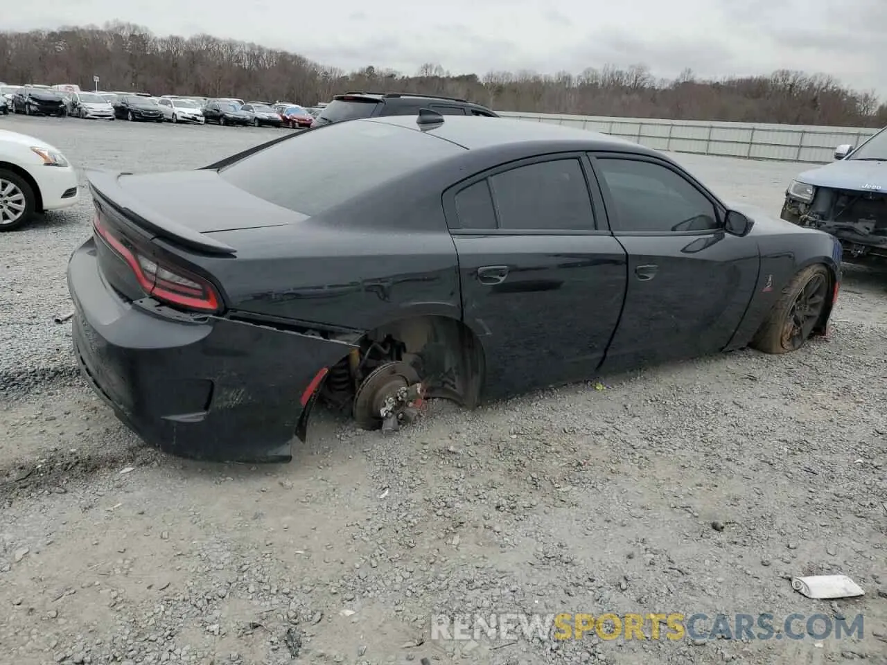 3 fotografías del automóvil dañado 2C3CDXGJ7LH242216 DODGE CHARGER 2020