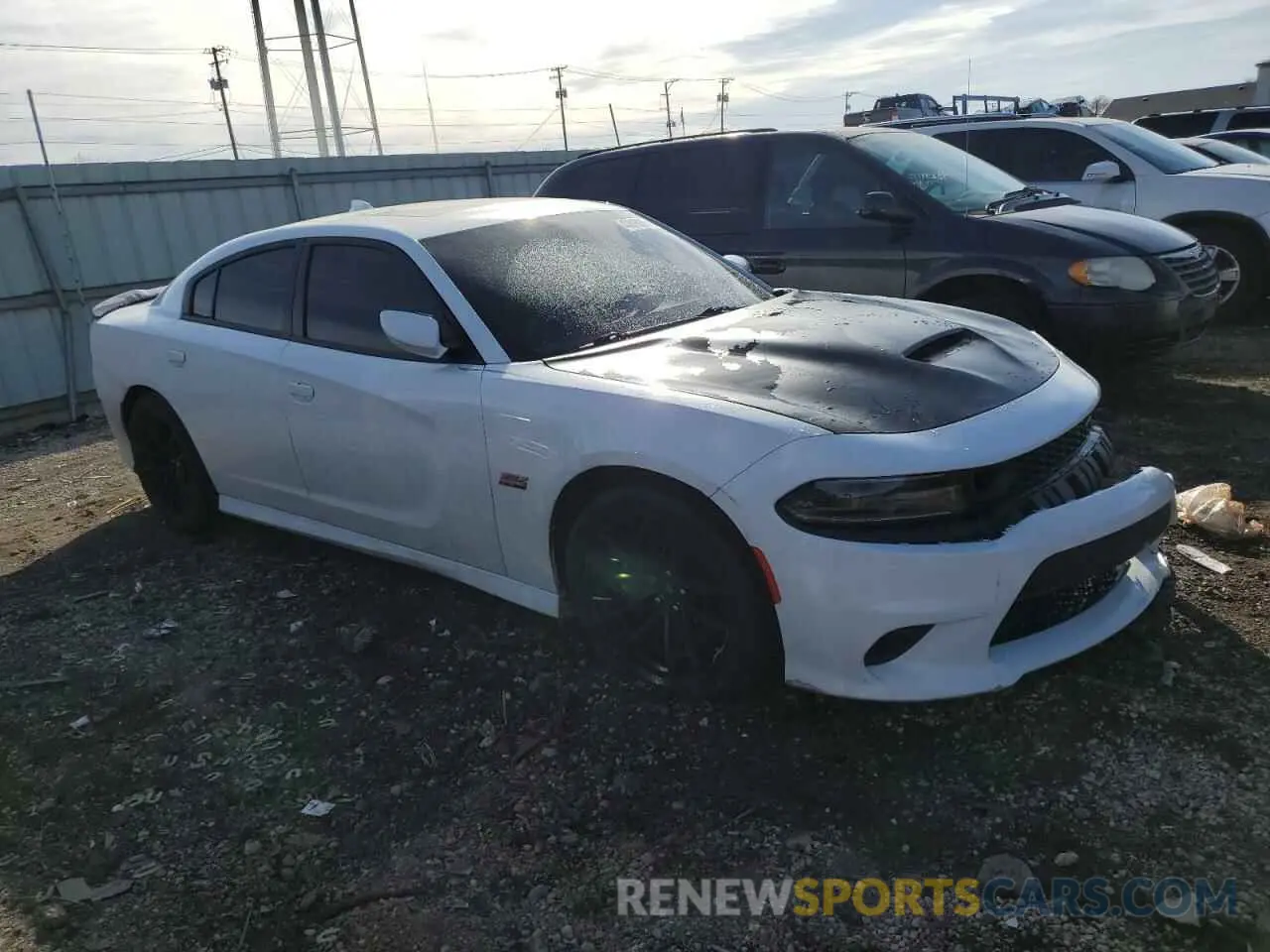 4 fotografías del automóvil dañado 2C3CDXGJ8LH172449 DODGE CHARGER 2020