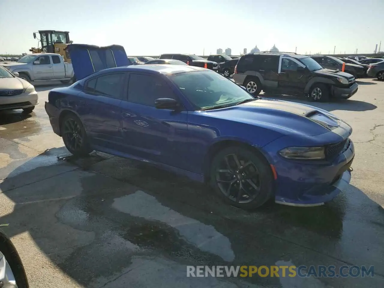 4 fotografías del automóvil dañado 2C3CDXHG1LH109003 DODGE CHARGER 2020