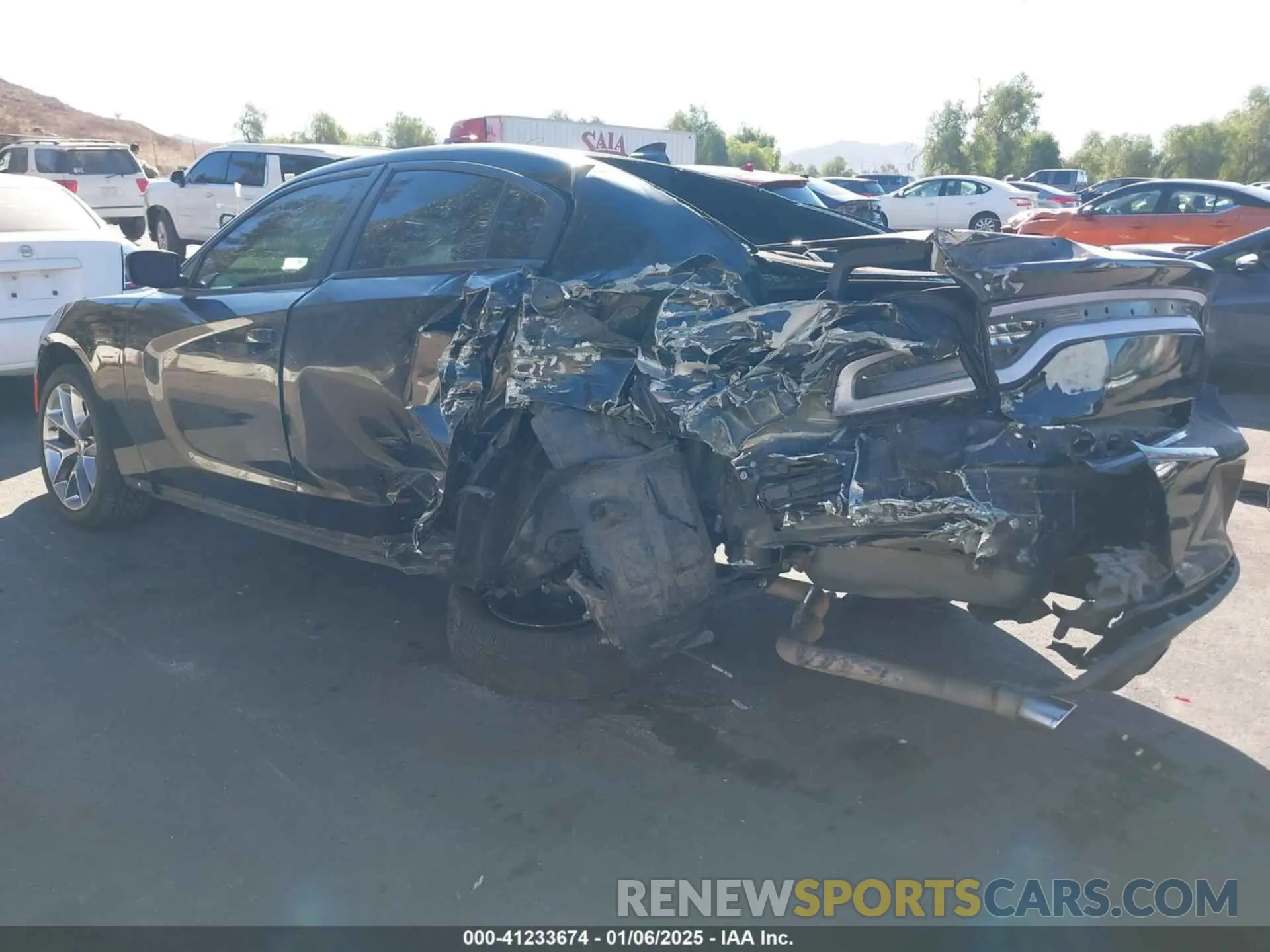 3 fotografías del automóvil dañado 2C3CDXHG4LH216899 DODGE CHARGER 2020