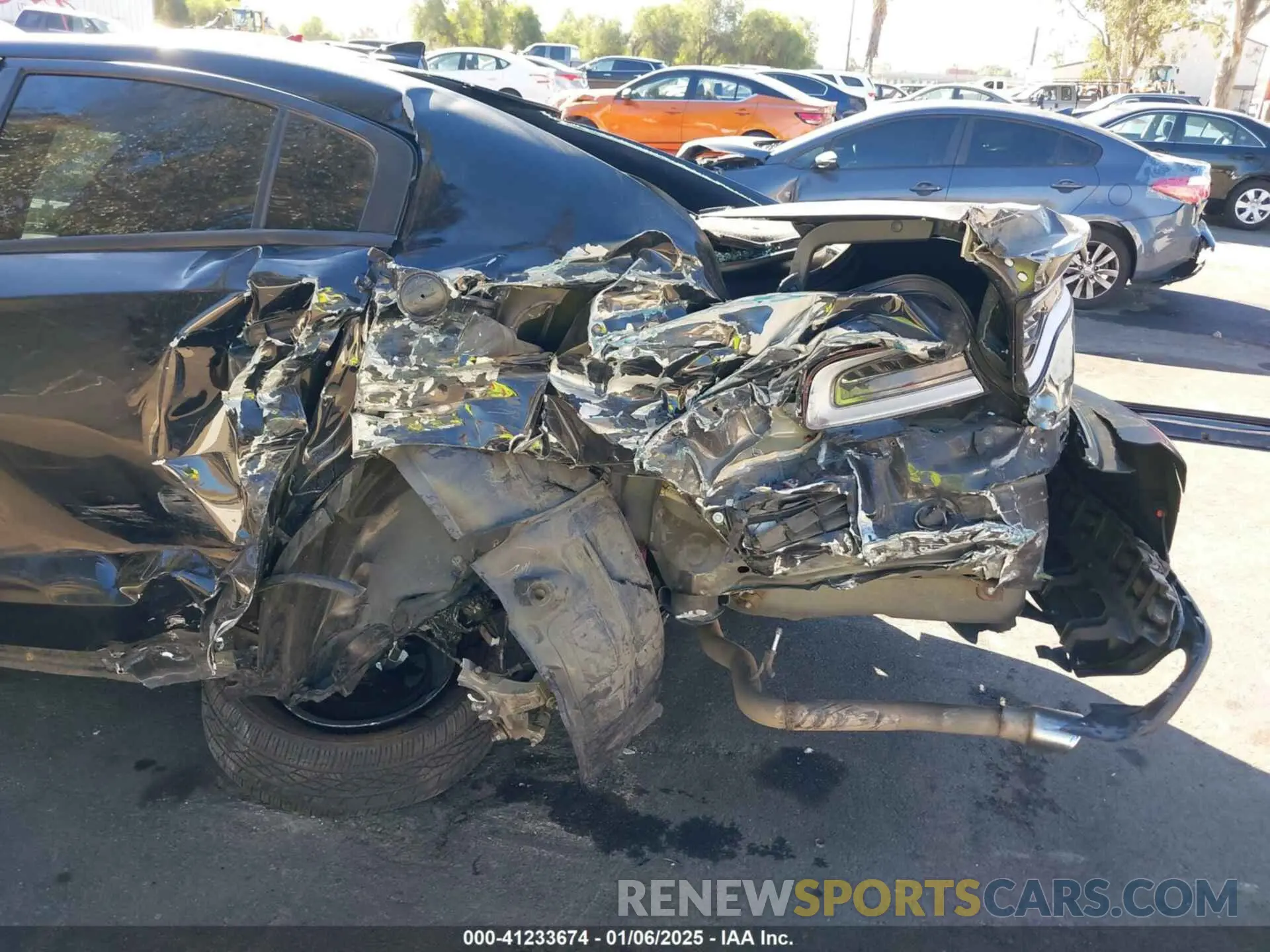 6 fotografías del automóvil dañado 2C3CDXHG4LH216899 DODGE CHARGER 2020