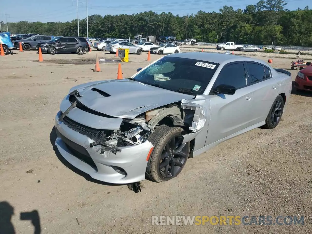1 fotografías del automóvil dañado 2C3CDXHG7LH134326 DODGE CHARGER 2020