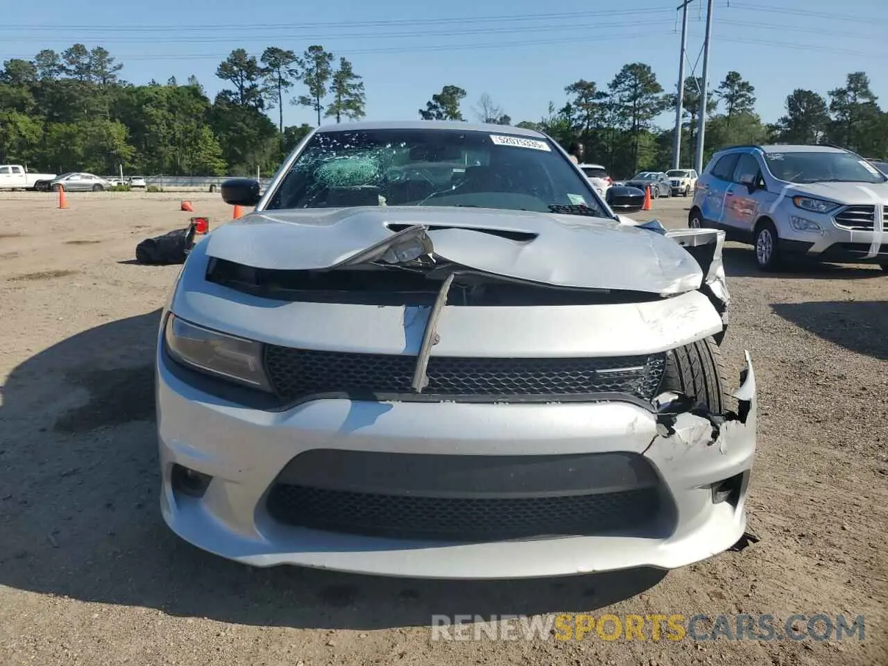 5 fotografías del automóvil dañado 2C3CDXHG7LH134326 DODGE CHARGER 2020