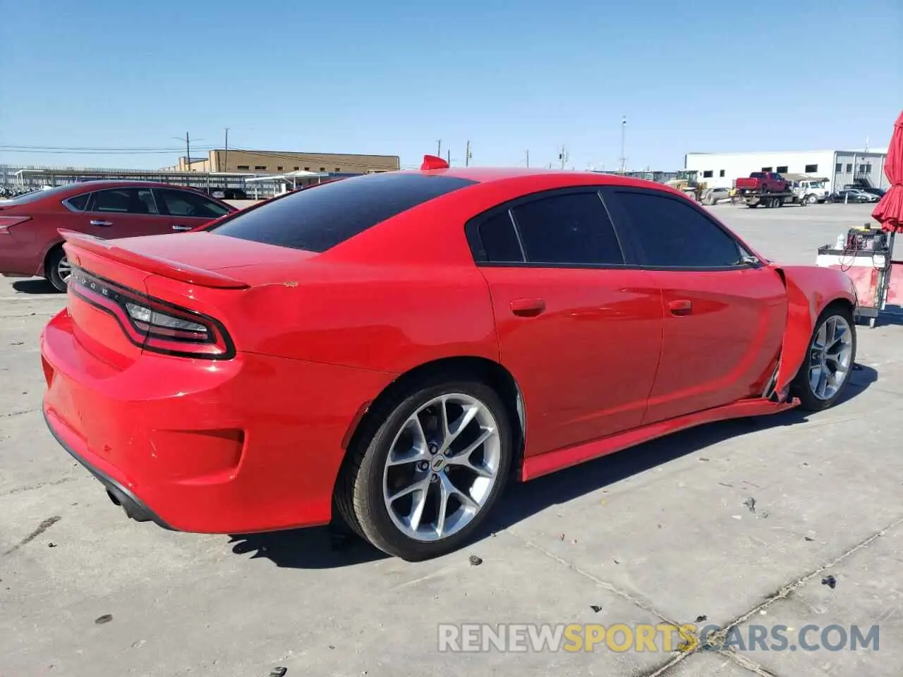 3 fotografías del automóvil dañado 2C3CDXHG8LH186483 DODGE CHARGER 2020