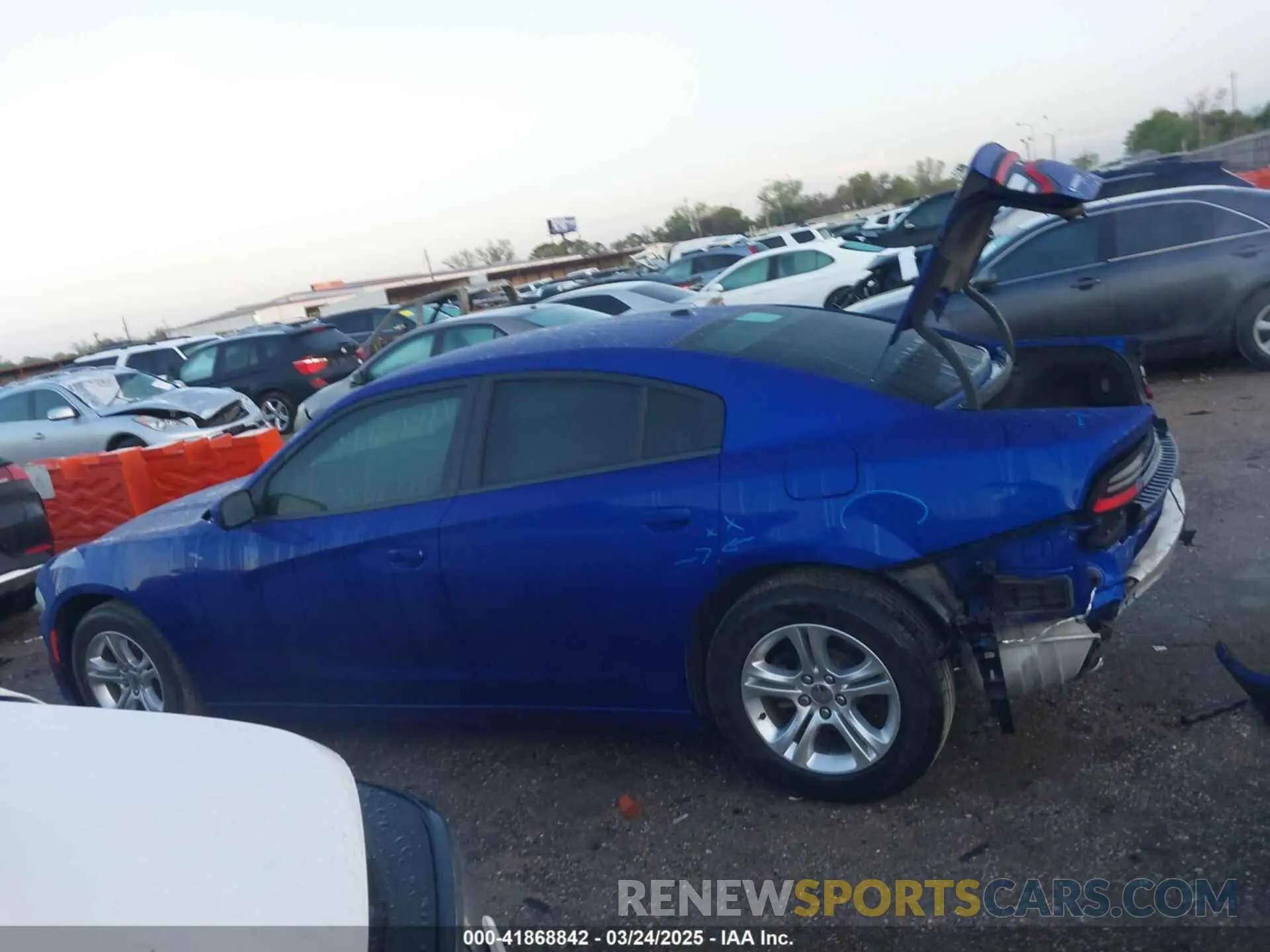 15 fotografías del automóvil dañado 2C3CDXBG0MH533797 DODGE CHARGER 2021
