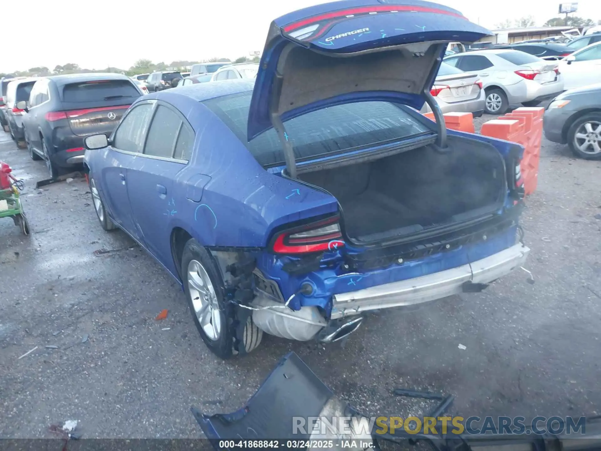 3 fotografías del automóvil dañado 2C3CDXBG0MH533797 DODGE CHARGER 2021