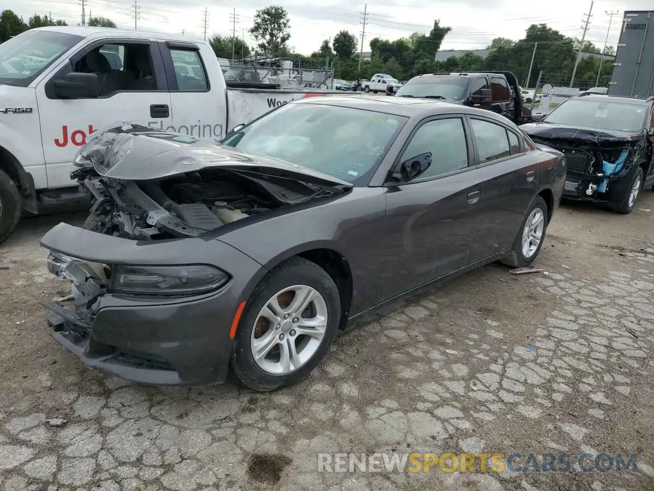 1 fotografías del automóvil dañado 2C3CDXBG1MH515194 DODGE CHARGER 2021
