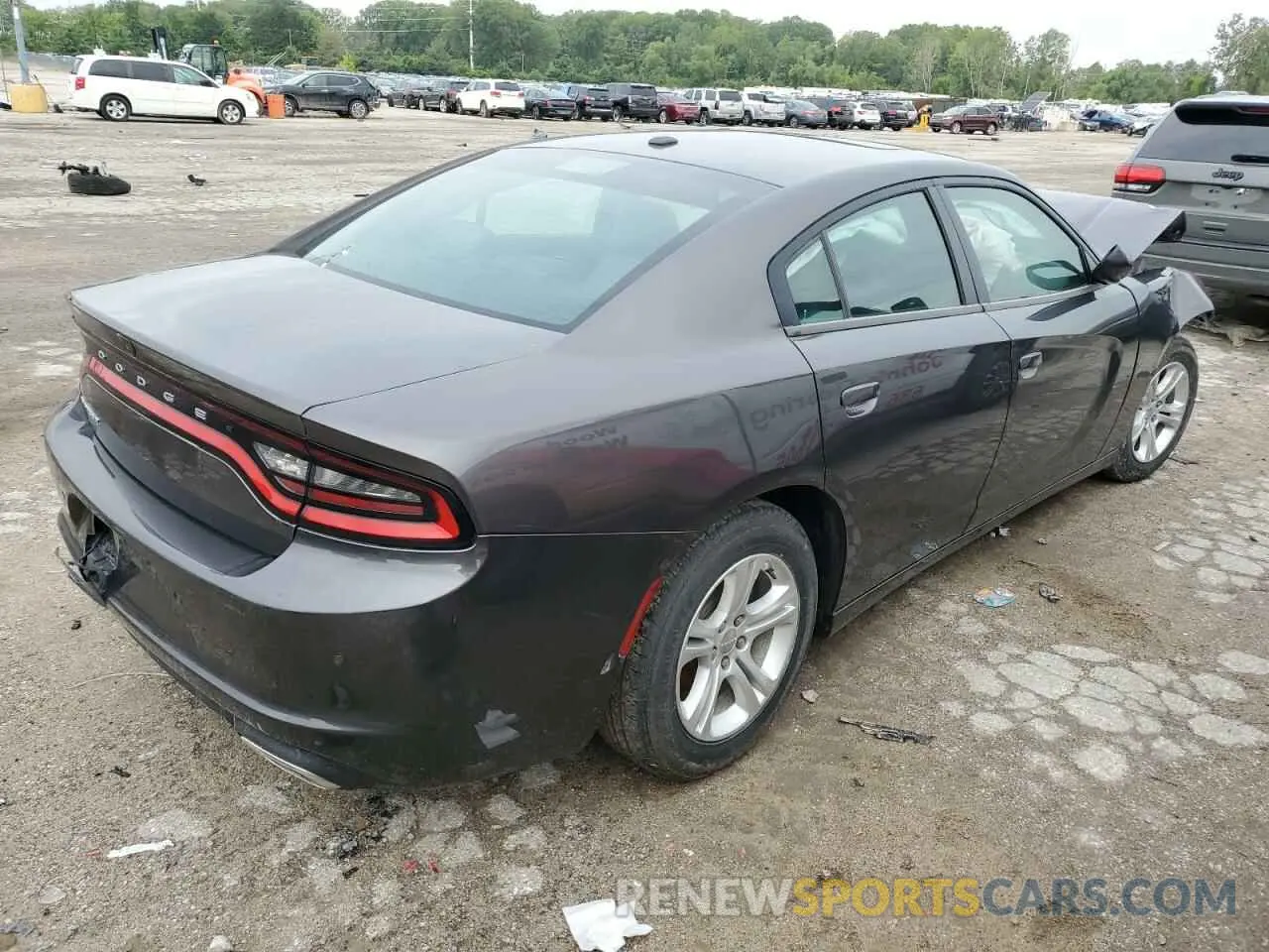 3 fotografías del automóvil dañado 2C3CDXBG1MH515194 DODGE CHARGER 2021