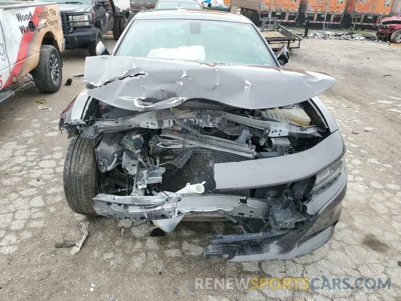 5 fotografías del automóvil dañado 2C3CDXBG1MH515194 DODGE CHARGER 2021