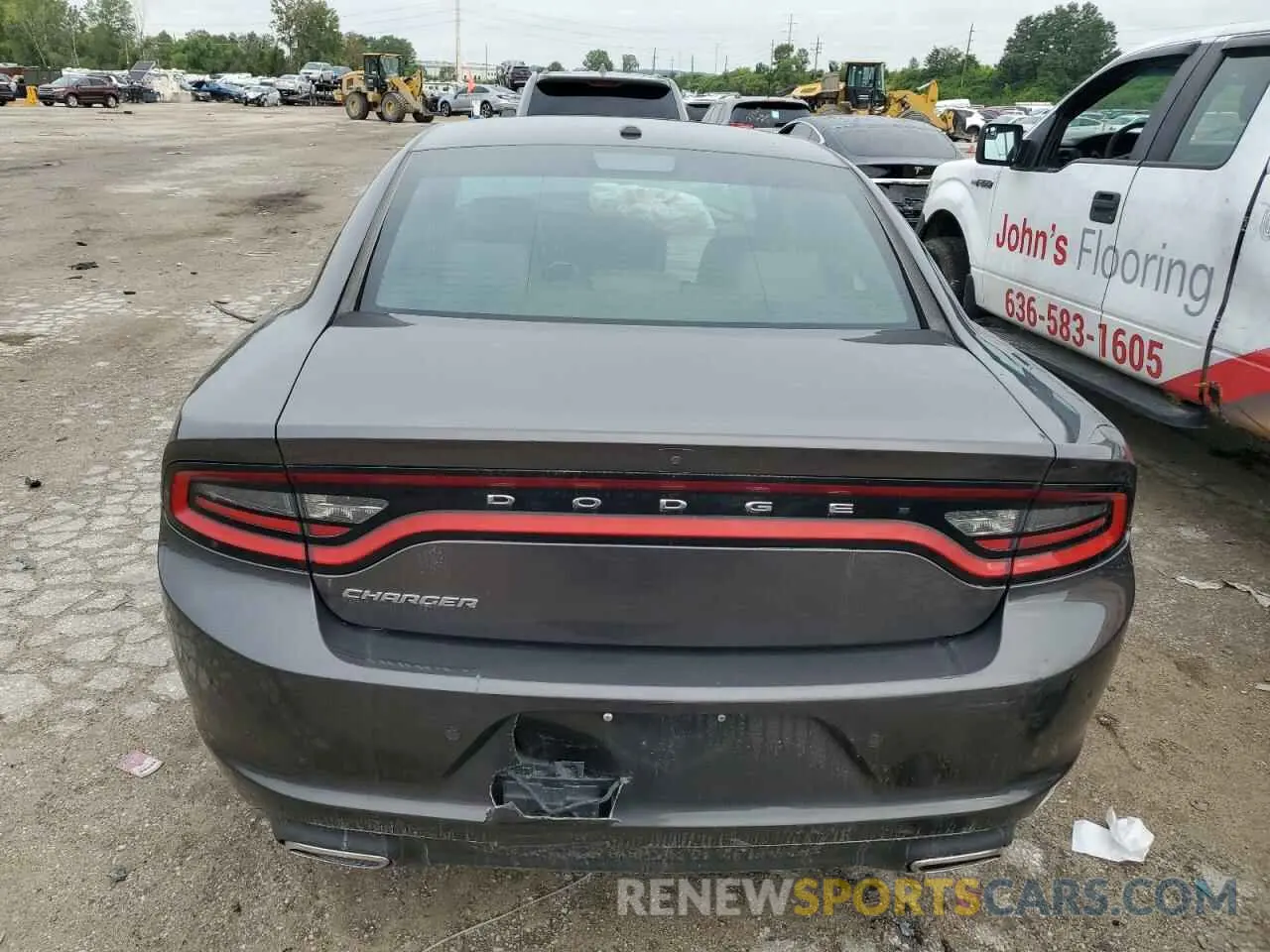 6 fotografías del automóvil dañado 2C3CDXBG1MH515194 DODGE CHARGER 2021