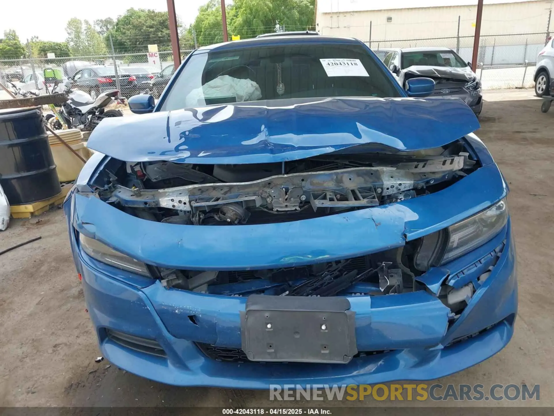6 fotografías del automóvil dañado 2C3CDXBG1MH535008 DODGE CHARGER 2021