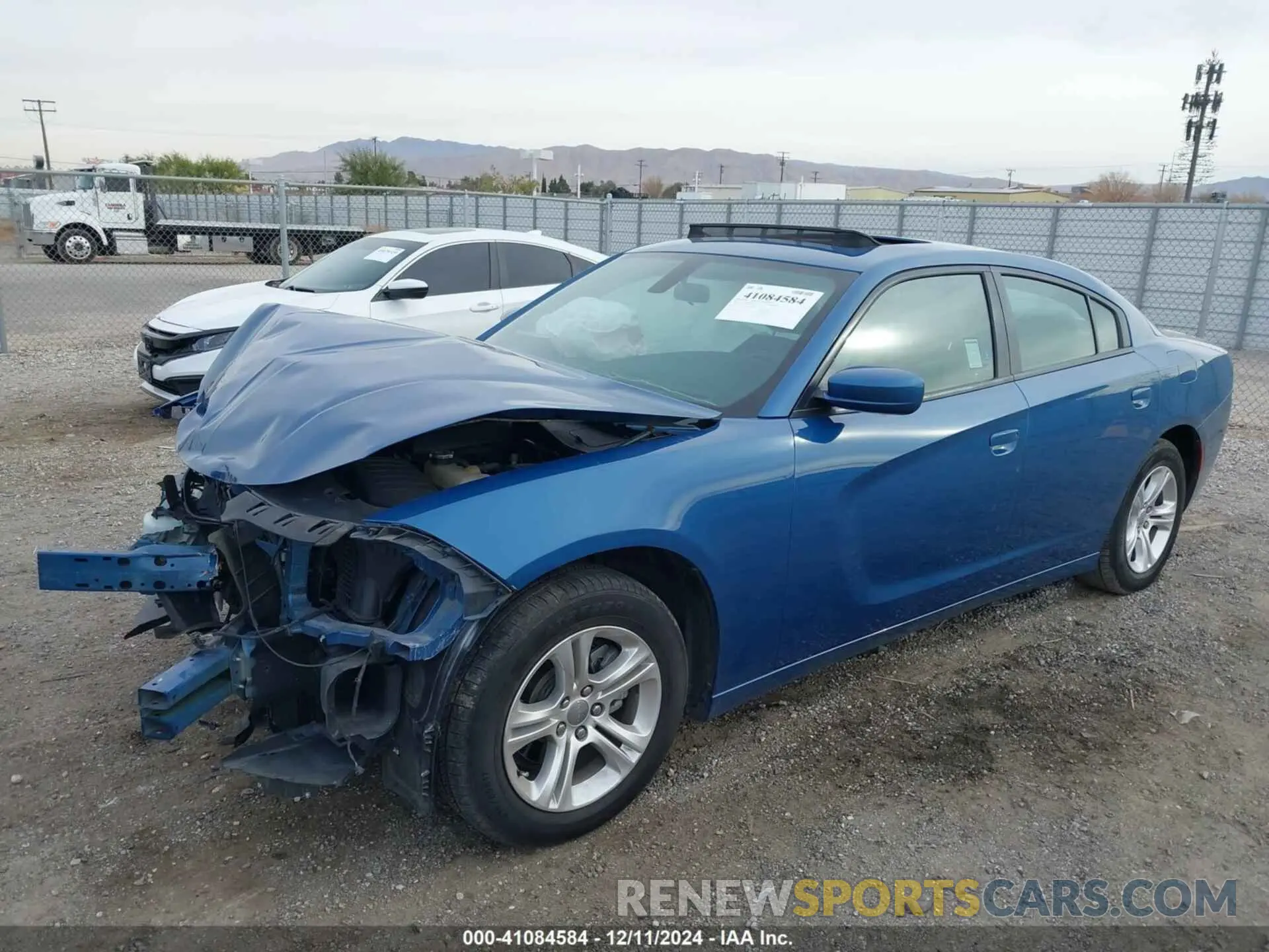 2 fotografías del automóvil dañado 2C3CDXBG1MH635979 DODGE CHARGER 2021