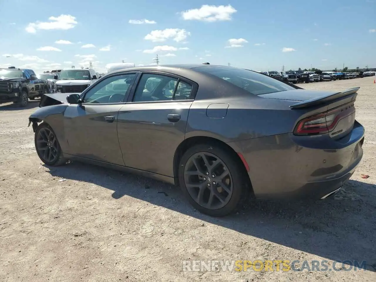 2 fotografías del automóvil dañado 2C3CDXBG1MH644066 DODGE CHARGER 2021