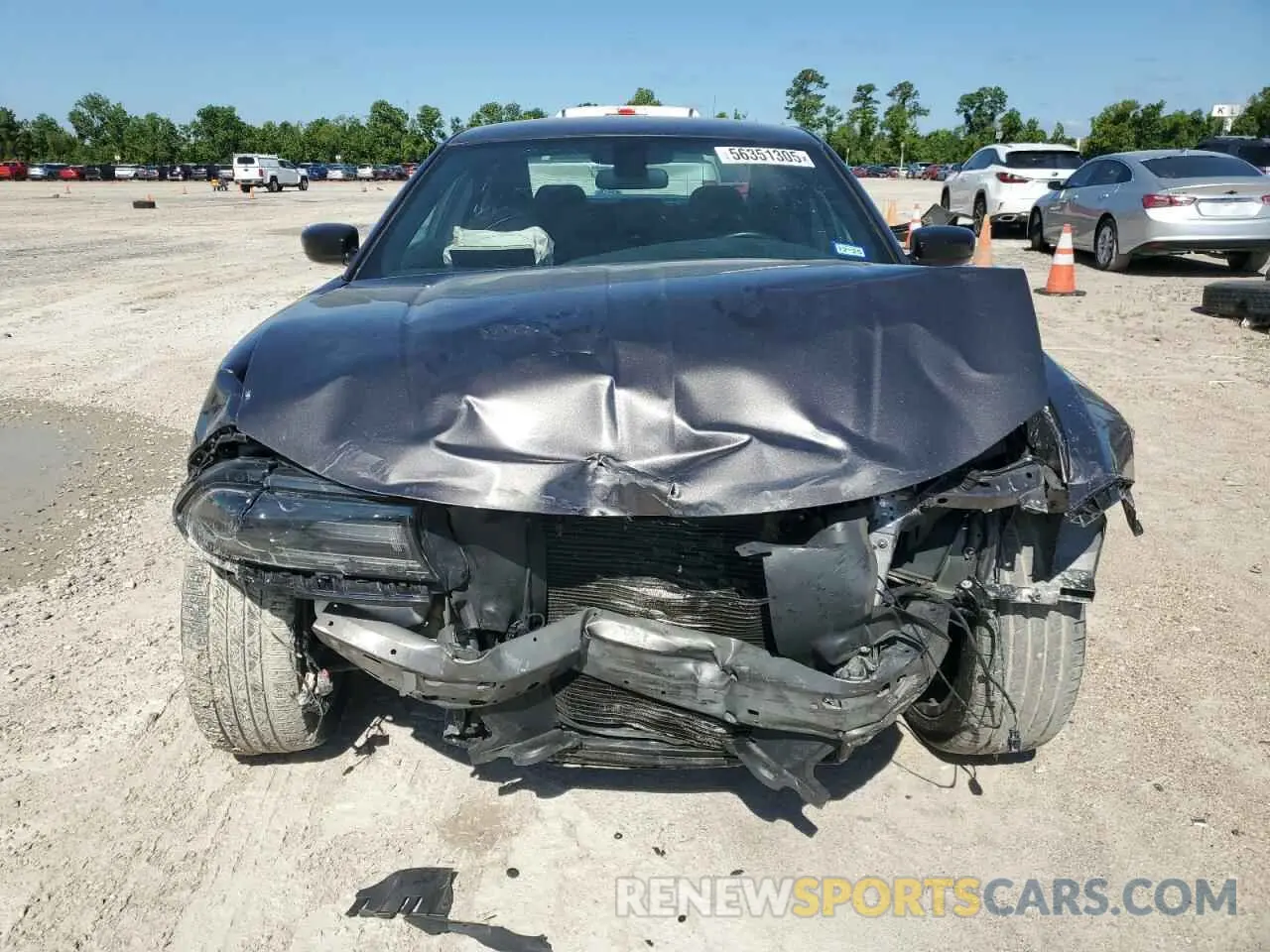 5 fotografías del automóvil dañado 2C3CDXBG1MH644066 DODGE CHARGER 2021