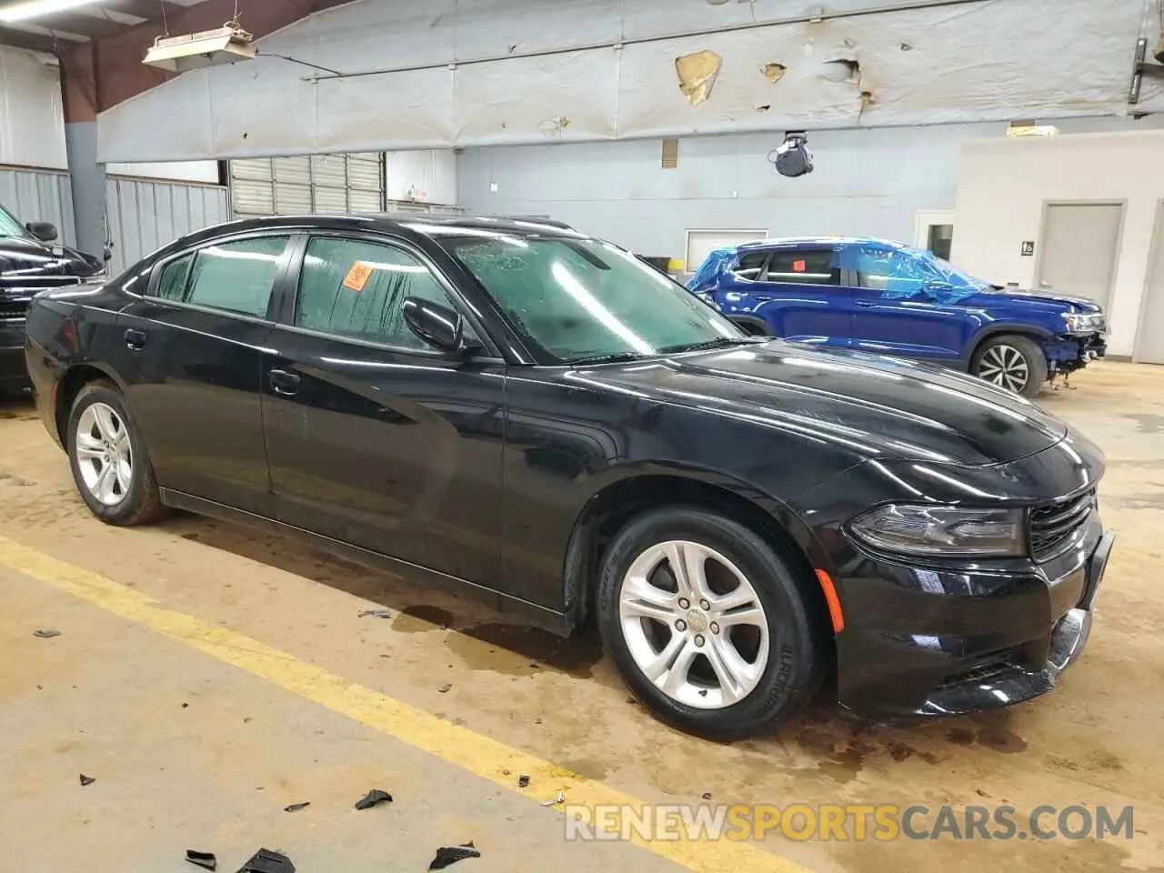 4 fotografías del automóvil dañado 2C3CDXBG2MH514961 DODGE CHARGER 2021