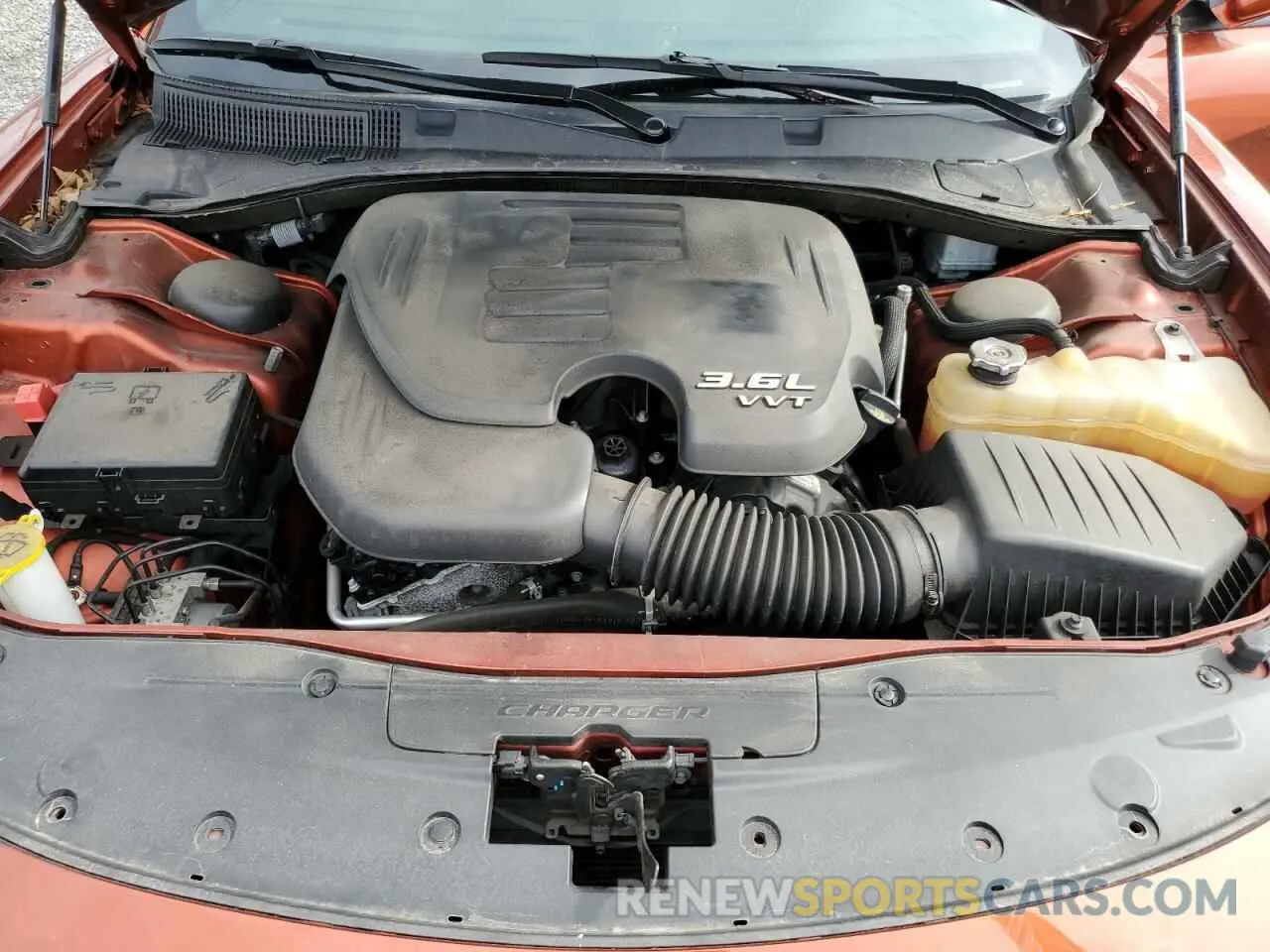 12 fotografías del automóvil dañado 2C3CDXBG3MH548228 DODGE CHARGER 2021