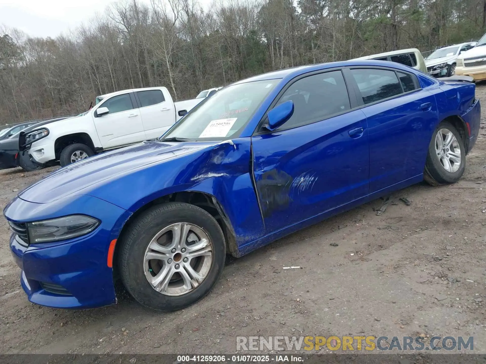 2 fotografías del automóvil dañado 2C3CDXBG3MH624417 DODGE CHARGER 2021