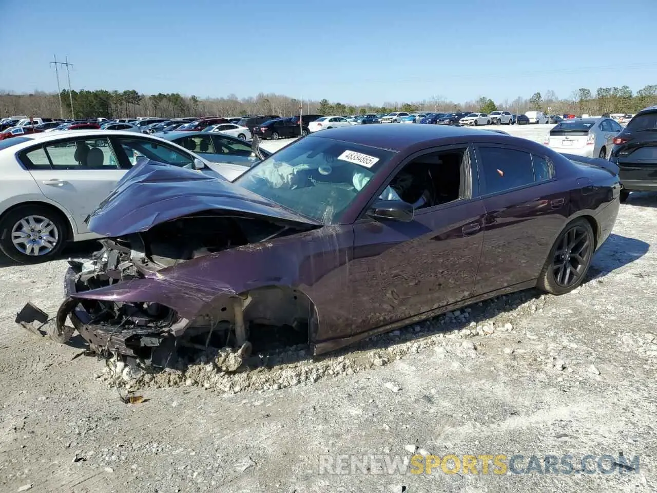 1 fotografías del automóvil dañado 2C3CDXBG4MH512774 DODGE CHARGER 2021