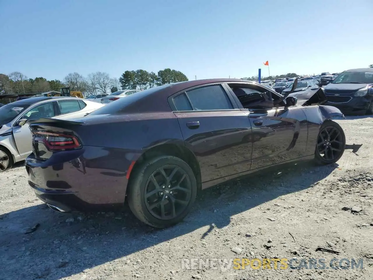 3 fotografías del automóvil dañado 2C3CDXBG4MH512774 DODGE CHARGER 2021
