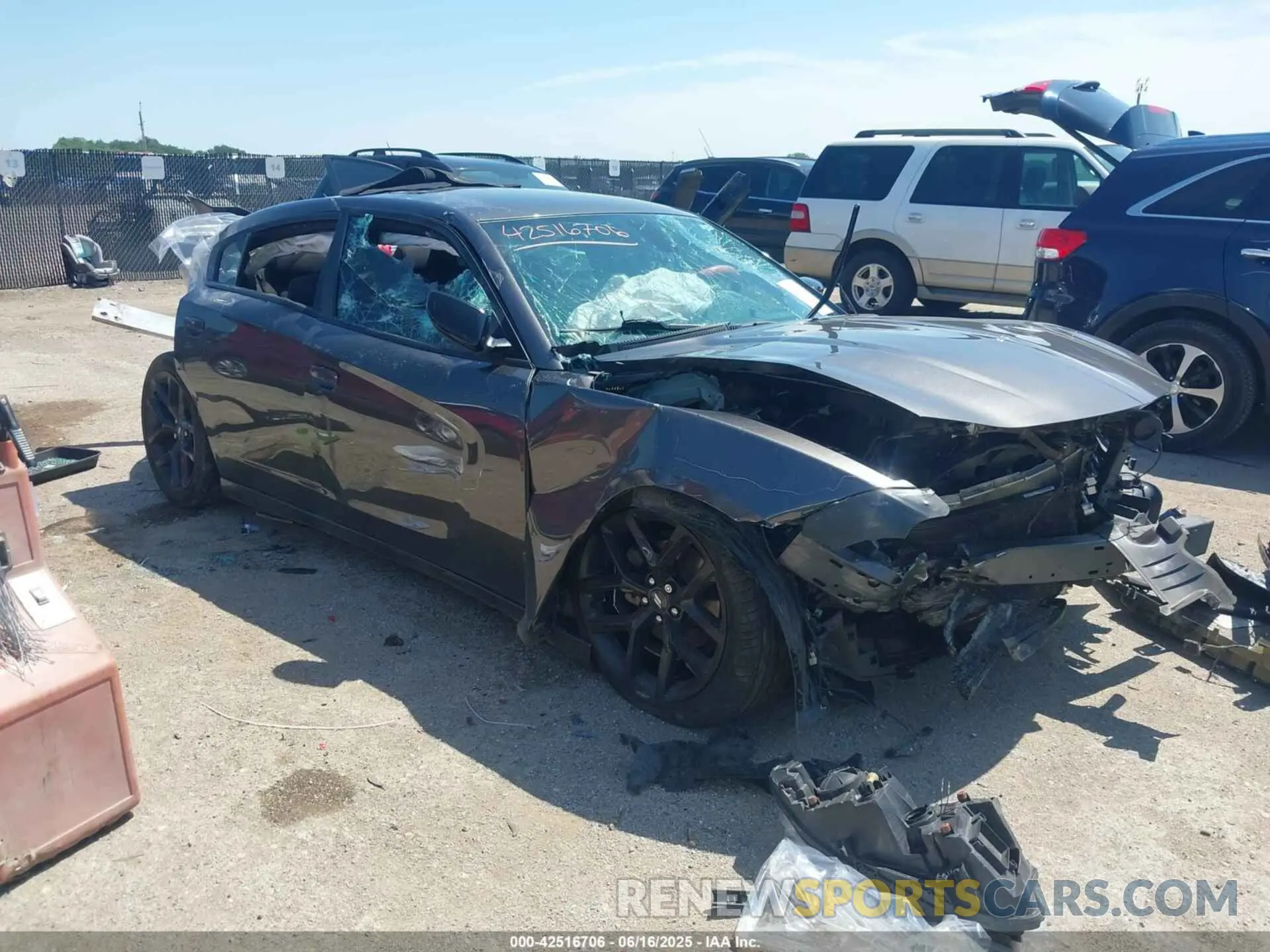 1 fotografías del automóvil dañado 2C3CDXBG5MH562129 DODGE CHARGER 2021