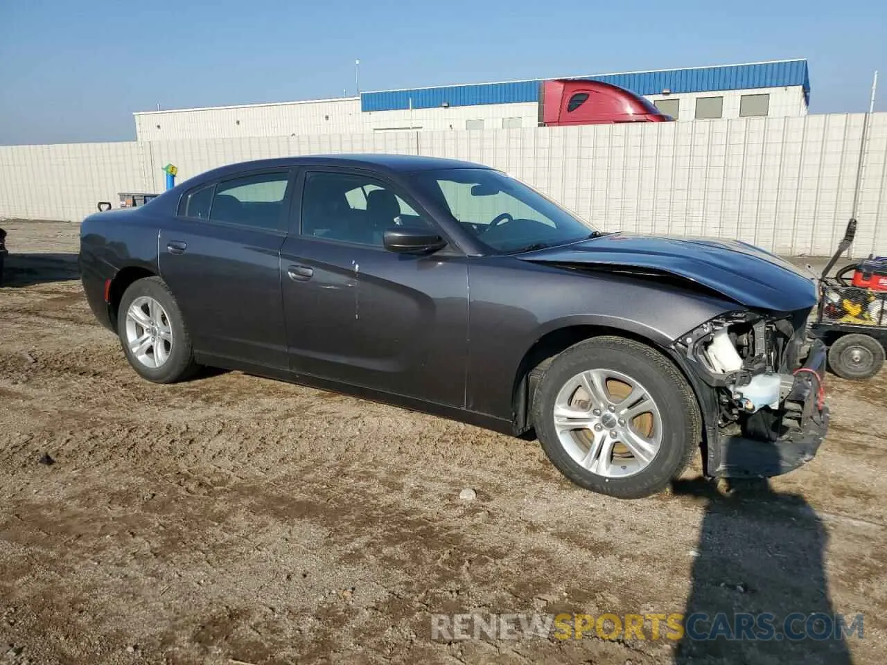 4 fotografías del automóvil dañado 2C3CDXBG6MH568649 DODGE CHARGER 2021