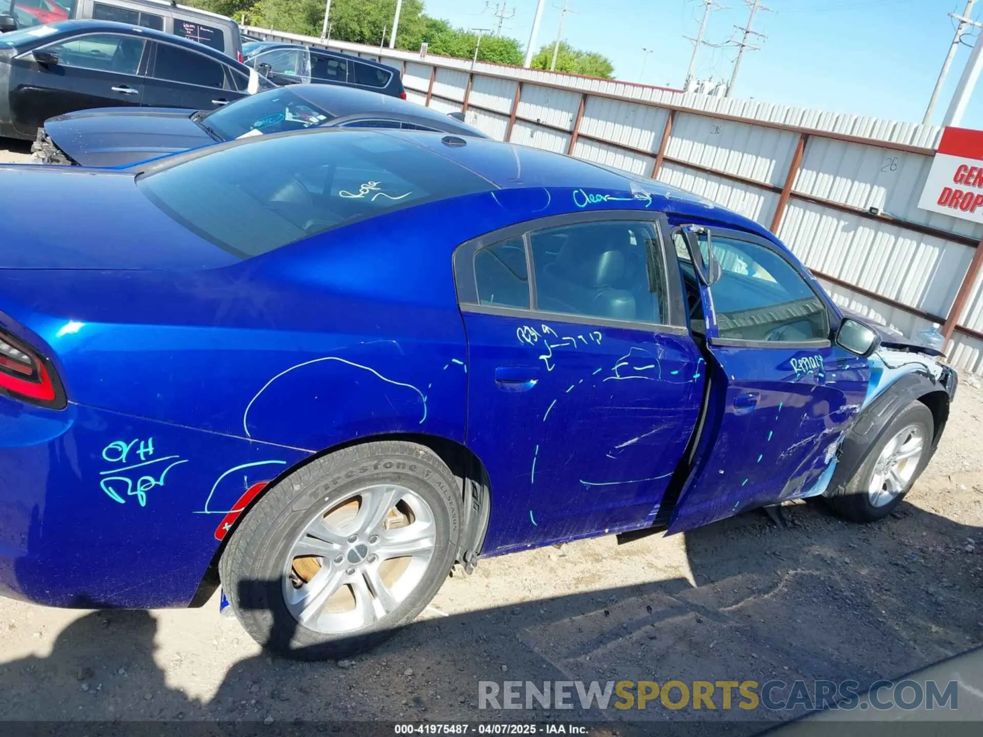 14 fotografías del automóvil dañado 2C3CDXBG7MH511165 DODGE CHARGER 2021