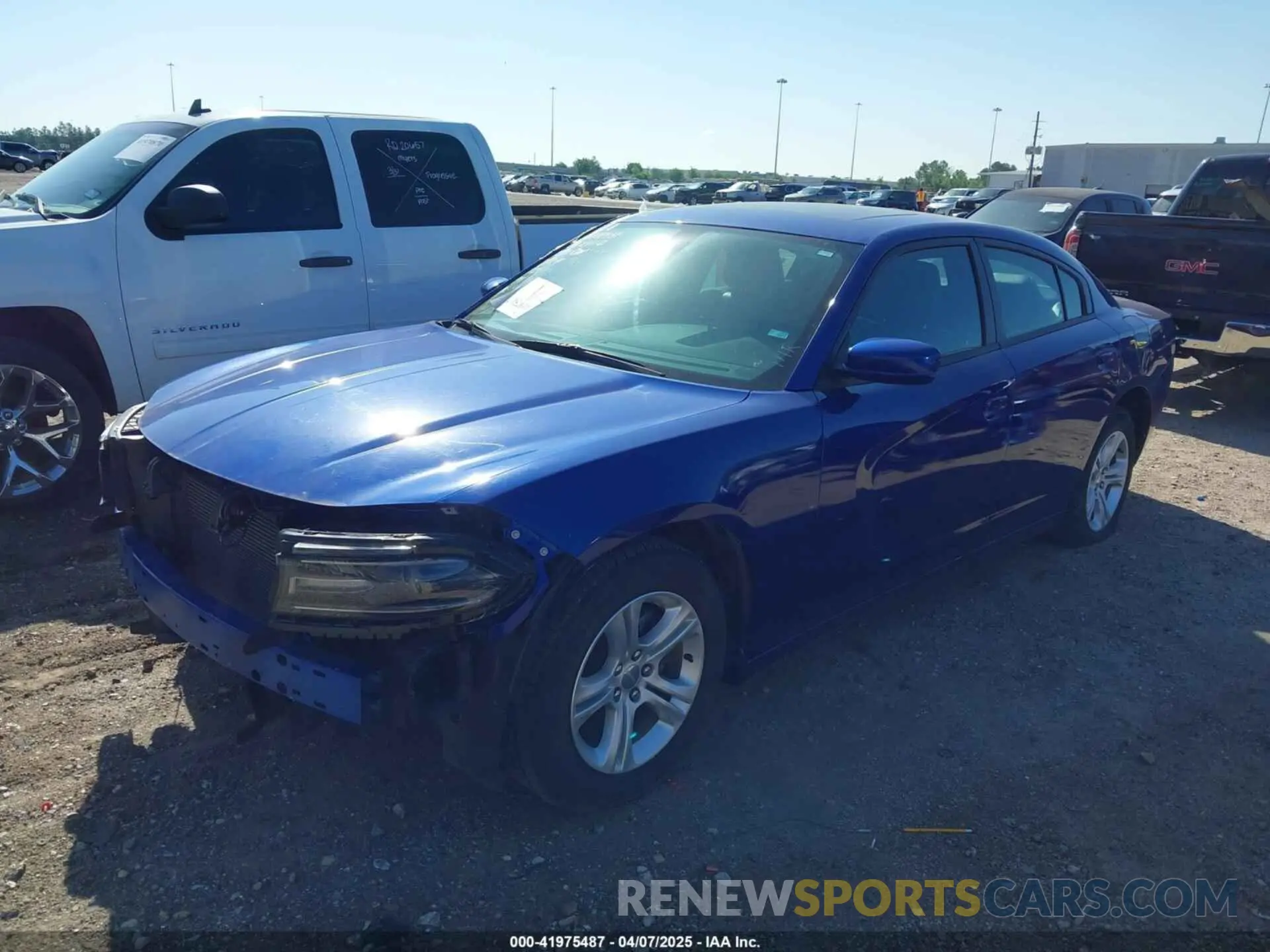 2 fotografías del automóvil dañado 2C3CDXBG7MH511165 DODGE CHARGER 2021