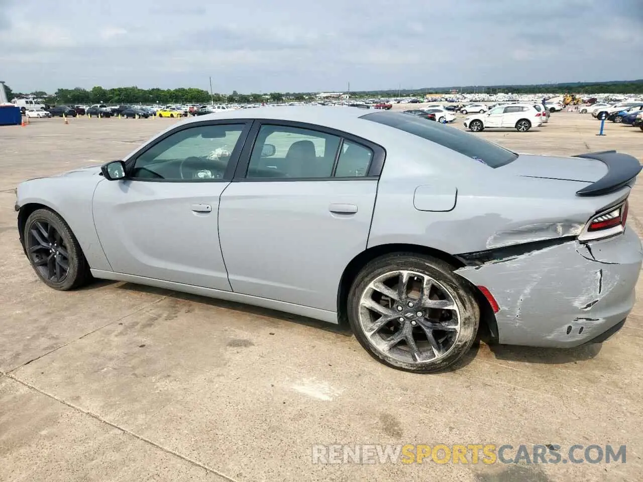 2 fotografías del automóvil dañado 2C3CDXBG7MH532145 DODGE CHARGER 2021