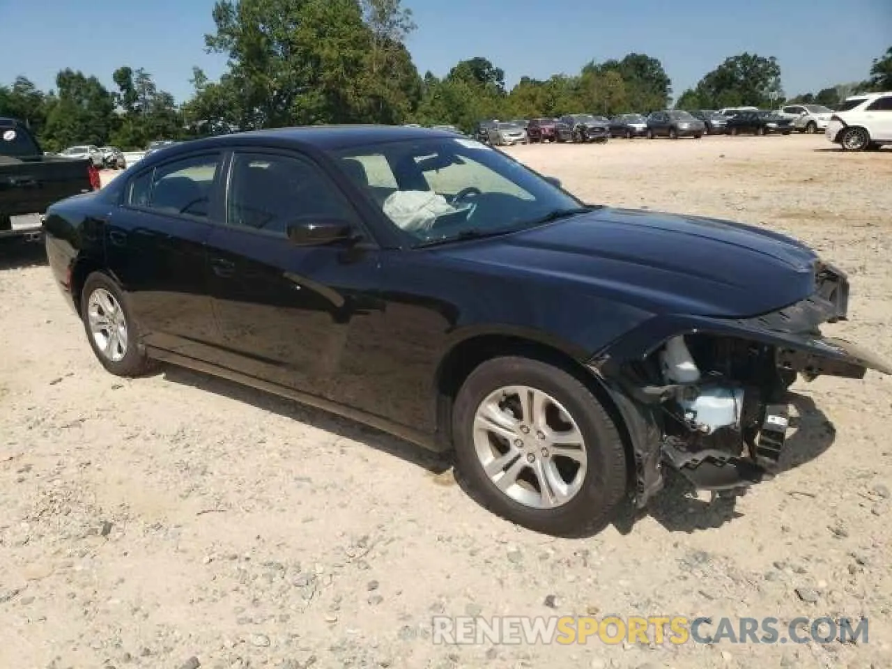 4 fotografías del automóvil dañado 2C3CDXBG7MH624548 DODGE CHARGER 2021