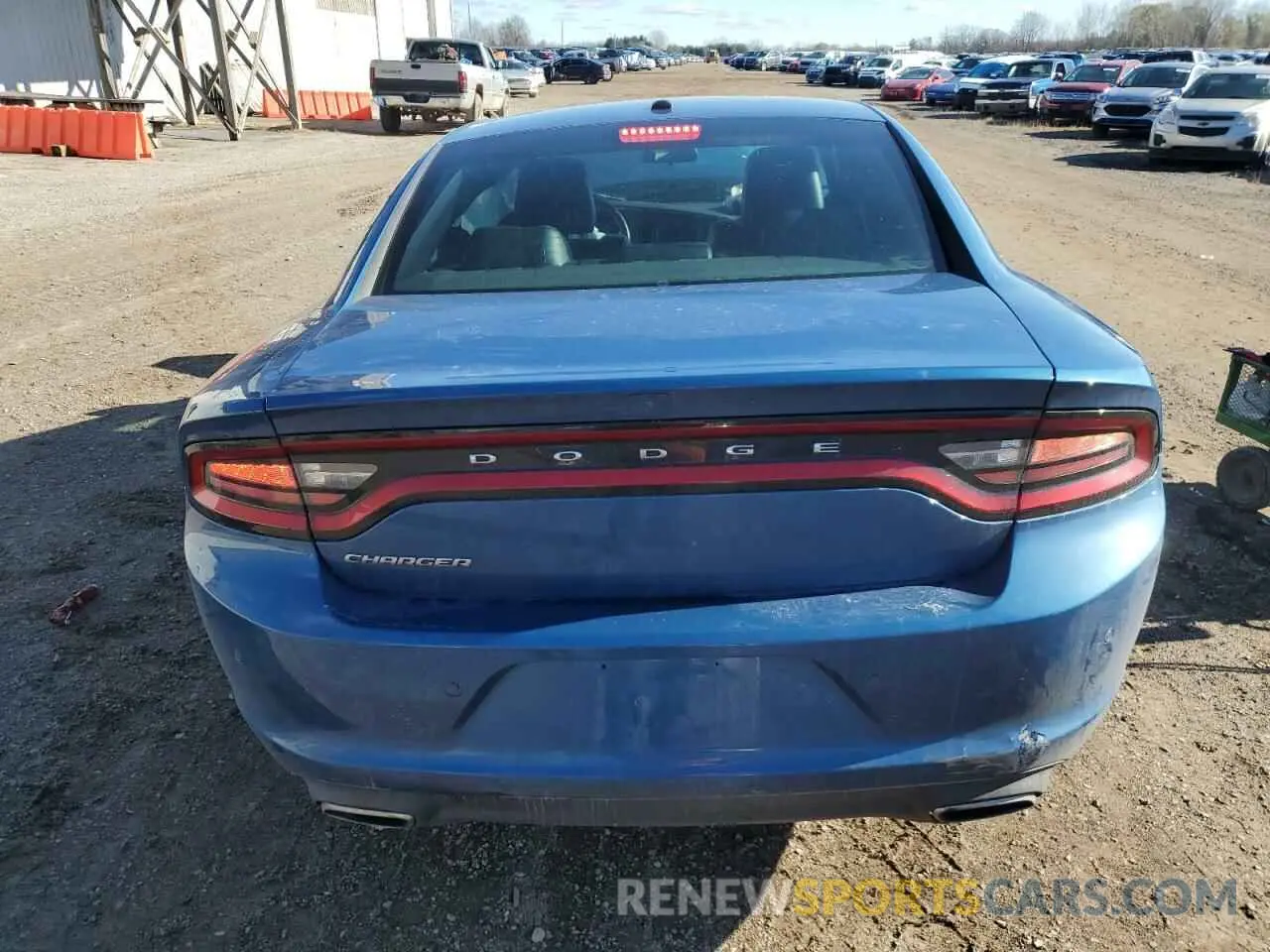 6 fotografías del automóvil dañado 2C3CDXBG7MH628292 DODGE CHARGER 2021