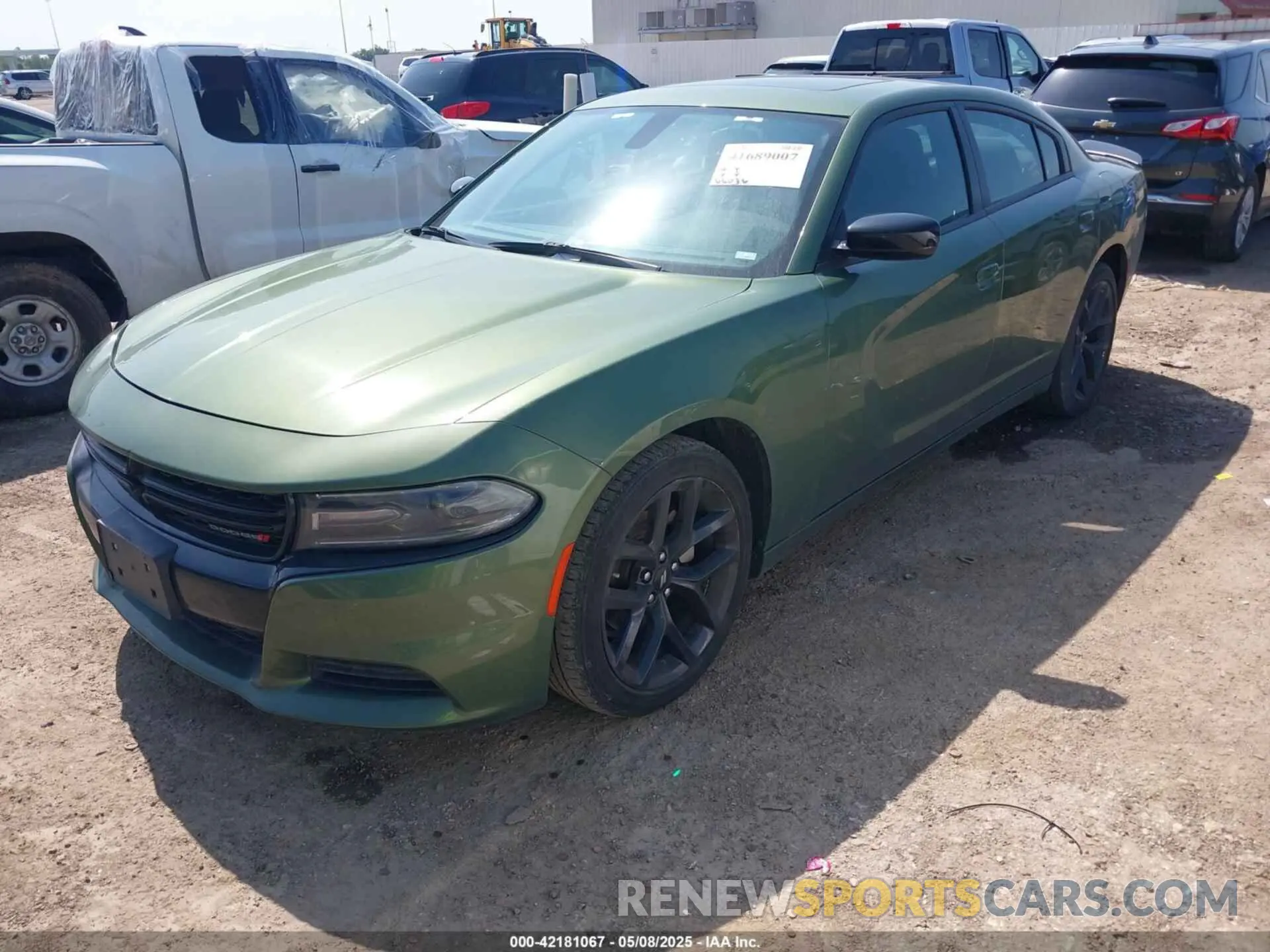 2 fotografías del automóvil dañado 2C3CDXBG7MH681655 DODGE CHARGER 2021