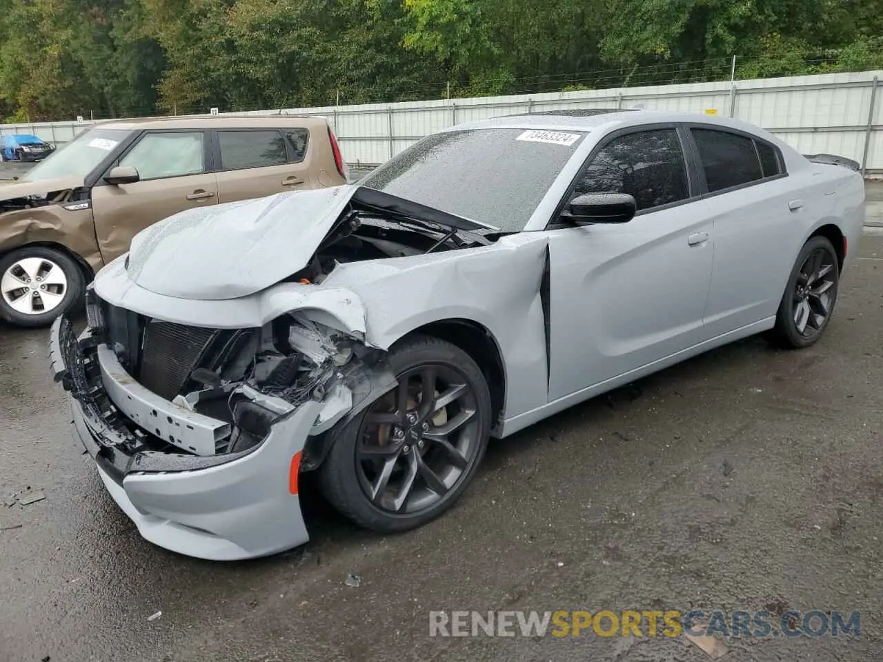 1 fotografías del automóvil dañado 2C3CDXBG9MH633946 DODGE CHARGER 2021
