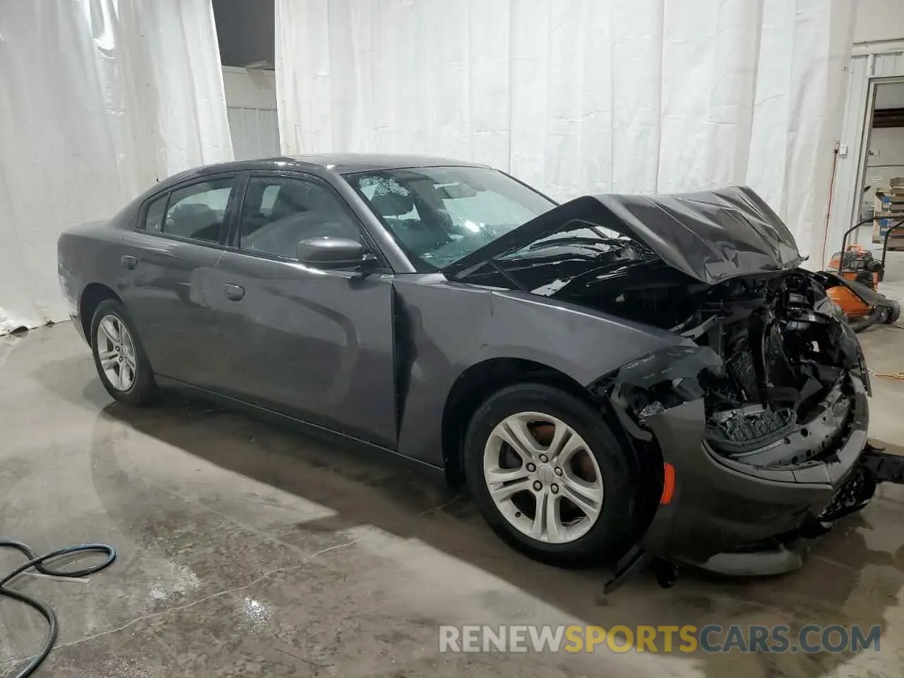 4 fotografías del automóvil dañado 2C3CDXBGXMH511144 DODGE CHARGER 2021