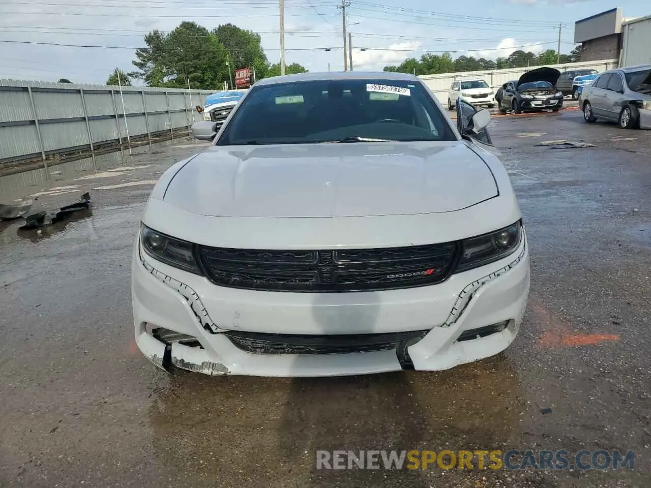 5 fotografías del automóvil dañado 2C3CDXBGXMH548095 DODGE CHARGER 2021
