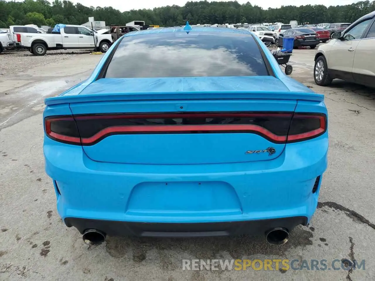 6 fotografías del automóvil dañado 2C3CDXBGXXH673272 DODGE CHARGER 2021