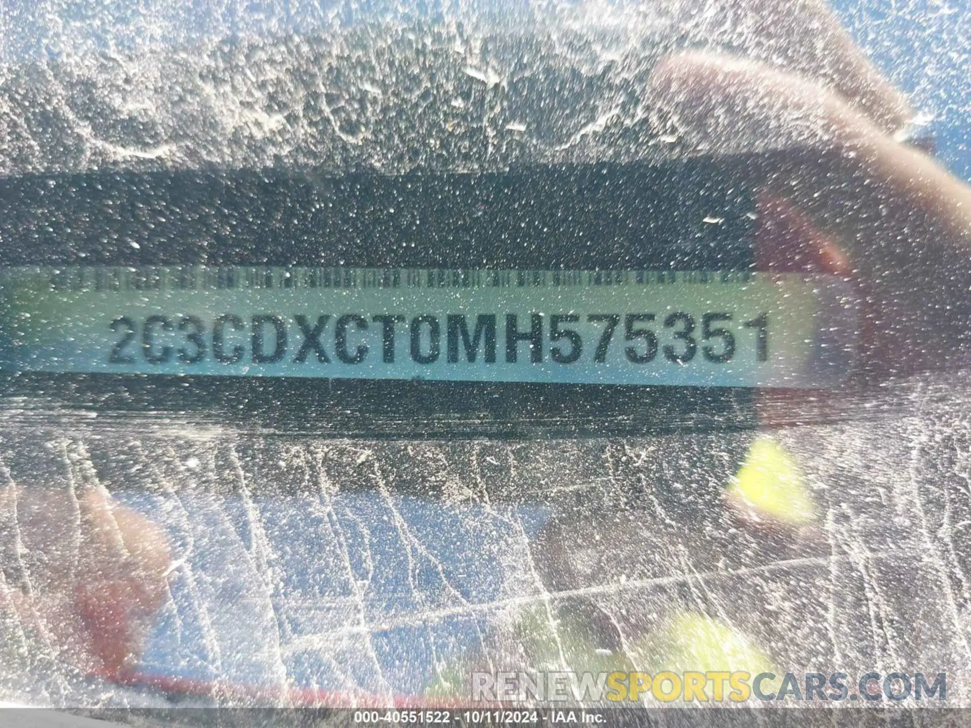 9 fotografías del automóvil dañado 2C3CDXCT0MH575351 DODGE CHARGER 2021