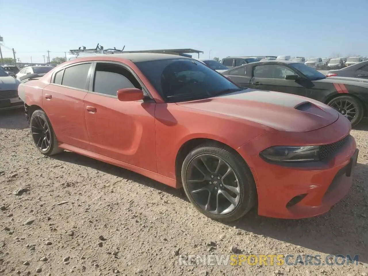4 fotografías del automóvil dañado 2C3CDXCT1MH506720 DODGE CHARGER 2021