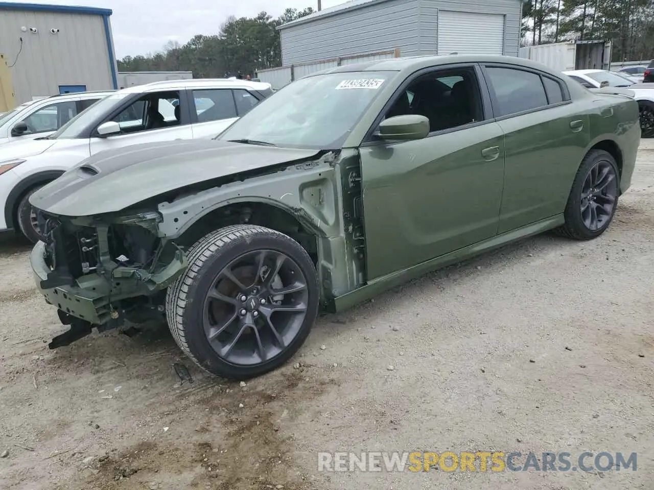 1 fotografías del automóvil dañado 2C3CDXCT1MH587914 DODGE CHARGER 2021