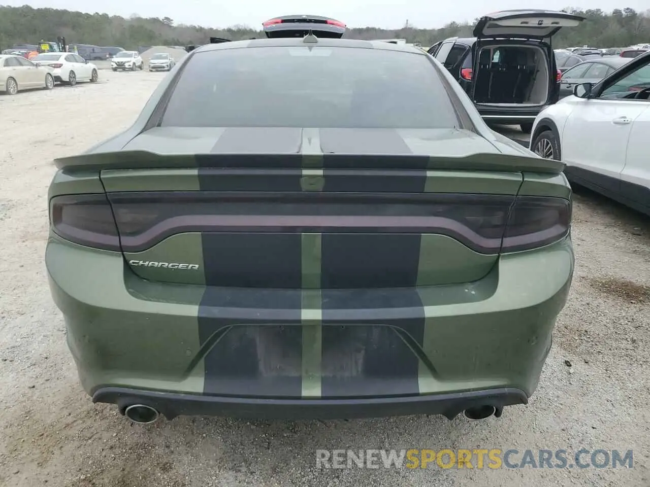 6 fotografías del automóvil dañado 2C3CDXCT1MH587914 DODGE CHARGER 2021