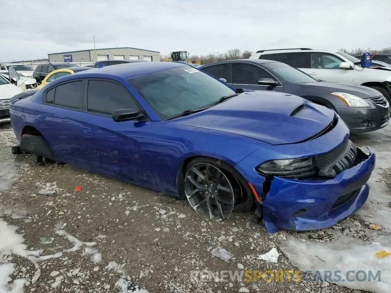 4 fotografías del automóvil dañado 2C3CDXCT2MH656805 DODGE CHARGER 2021