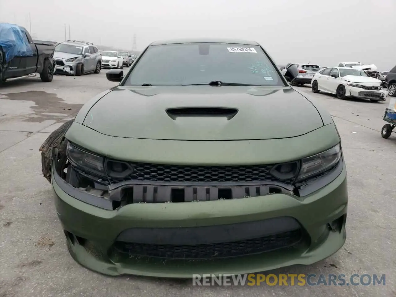 5 fotografías del automóvil dañado 2C3CDXCT3MH628835 DODGE CHARGER 2021
