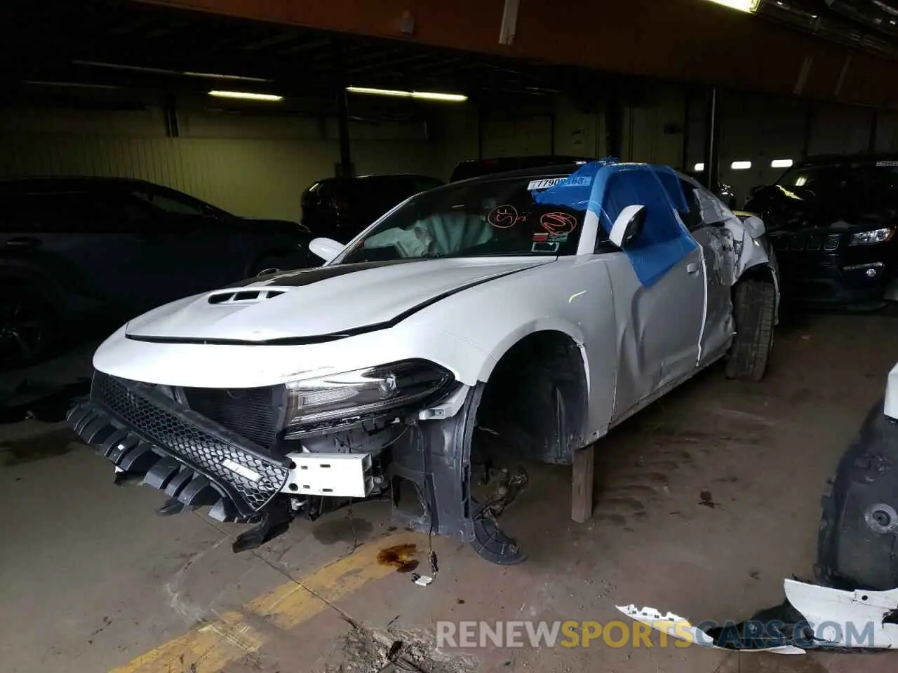 1 fotografías del automóvil dañado 2C3CDXCT4MH682421 DODGE CHARGER 2021